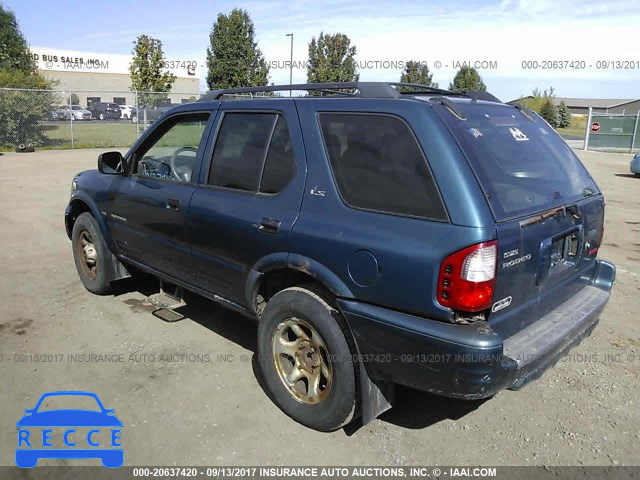 2001 Isuzu Rodeo S/LS/LSE 4S2DM58W814352124 image 2