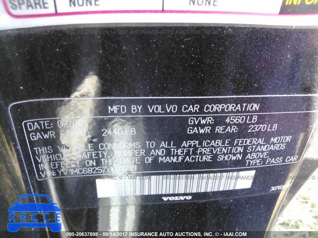 2007 Volvo C70 T5 YV1MC68257J011219 Bild 8