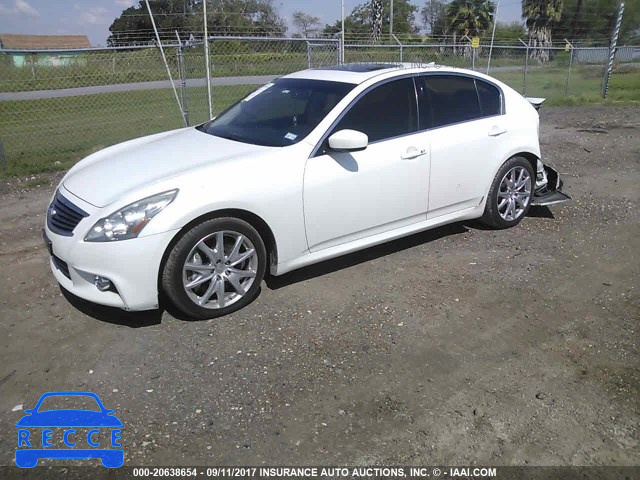 2012 Infiniti G37 SPORT JN1CV6AP5CM624972 зображення 1