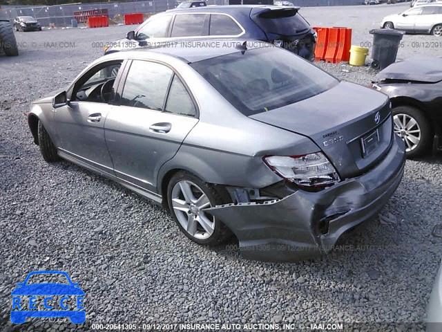 2011 Mercedes-benz C WDDGF8BB5BR147171 image 2