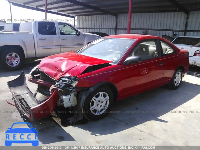 2001 Honda Civic 1HGEM225X1L013919 image 1
