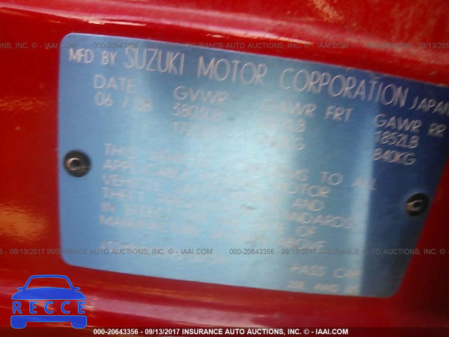 2009 Suzuki SX4 JS2YB413595100159 Bild 8