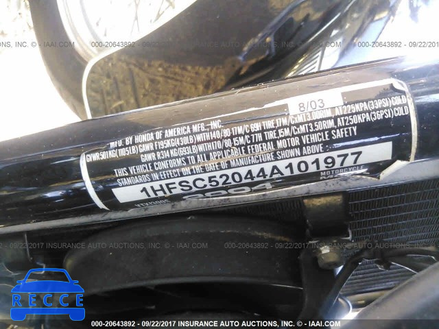 2004 Honda VT1300 S 1HFSC52044A101977 Bild 9