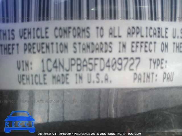2015 Jeep Patriot SPORT 1C4NJPBA5FD409727 image 8