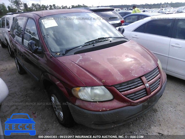 2005 Dodge Caravan SE 1D4GP25BX5B435395 зображення 0