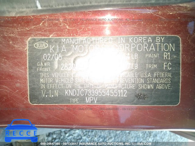 2005 KIA Sorento EX/LX KNDJC733955455112 image 8