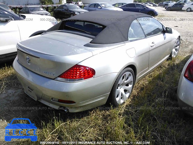 2007 BMW 650 I WBAEK13587CN83047 зображення 3