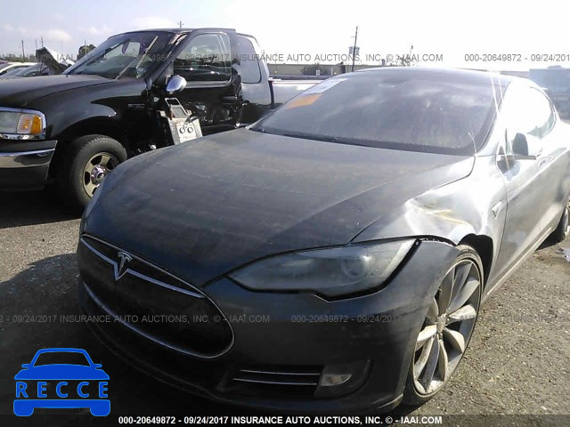 2014 Tesla Model S 5YJSA1H10EFP28211 Bild 1