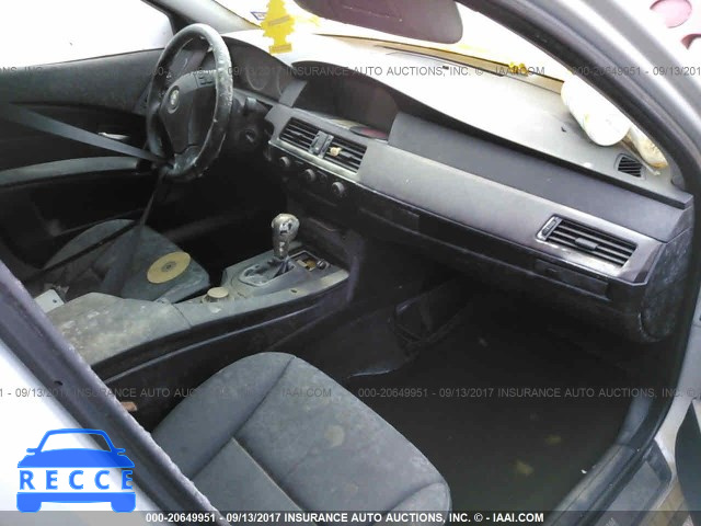 2005 BMW 525 WBANA53565B861571 image 4