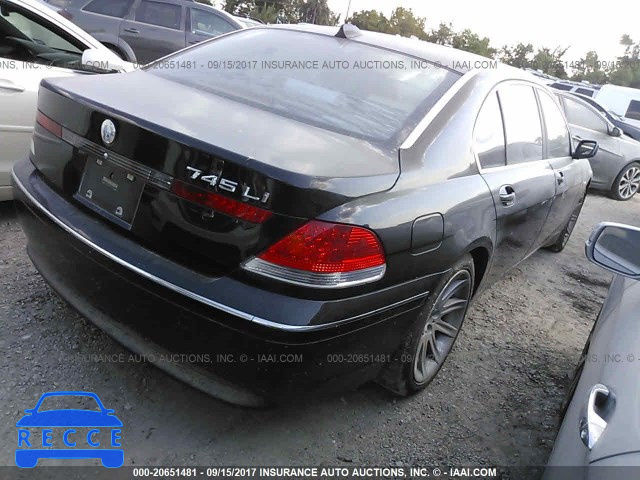 2004 BMW 745 WBAGN63454DS50296 зображення 3