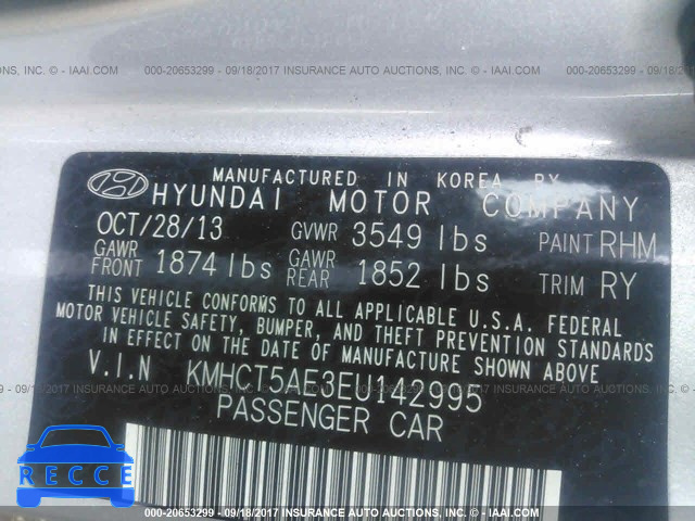 2014 Hyundai Accent KMHCT5AE3EU142995 зображення 8