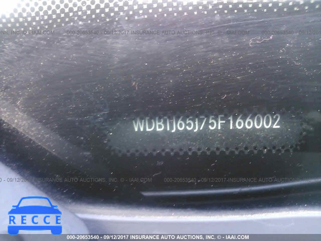 2005 Mercedes-benz CLK 320C WDBTJ65J75F166002 image 8