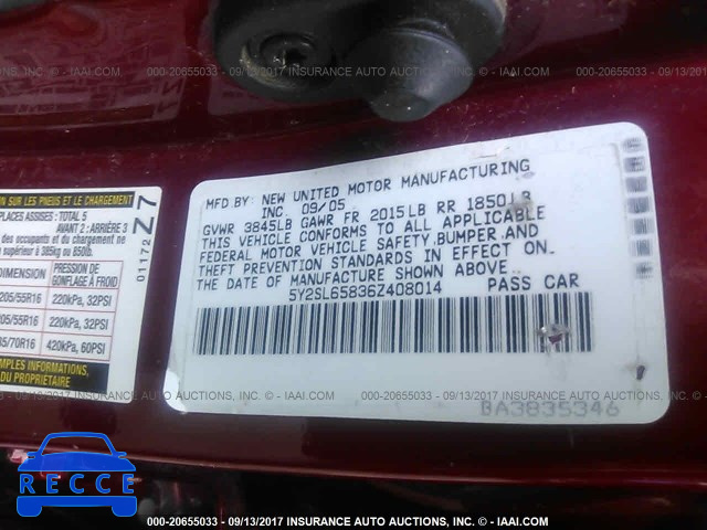 2006 Pontiac Vibe 5Y2SL65836Z408014 image 8