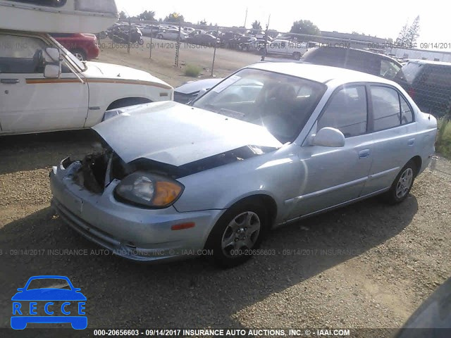 2003 Hyundai Accent KMHCG45C83U492899 image 1