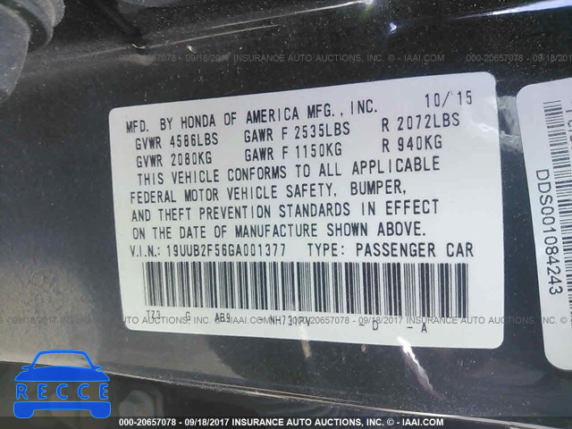 2016 Acura TLX TECH 19UUB2F56GA001377 Bild 8