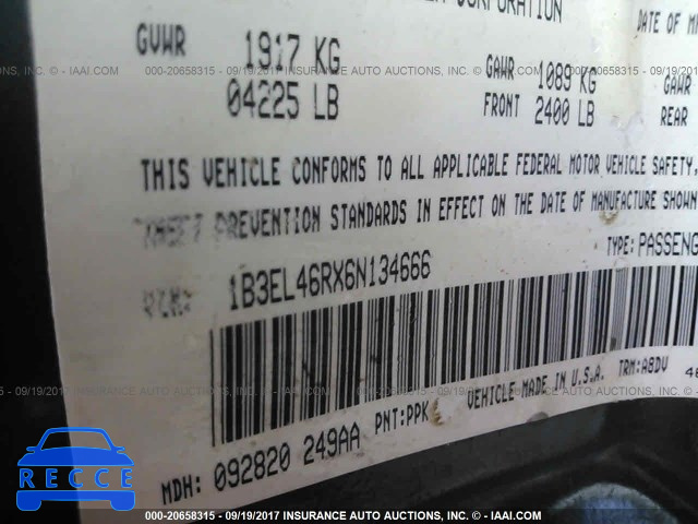 2006 Dodge Stratus SXT 1B3EL46RX6N134666 image 8