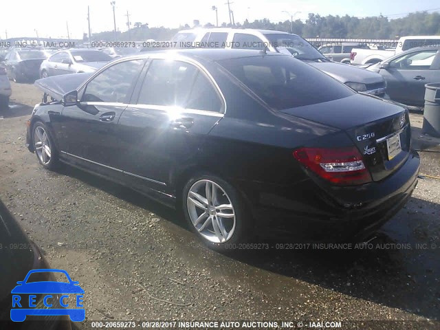 2014 Mercedes-benz C WDDGF4HB2ER309942 image 2