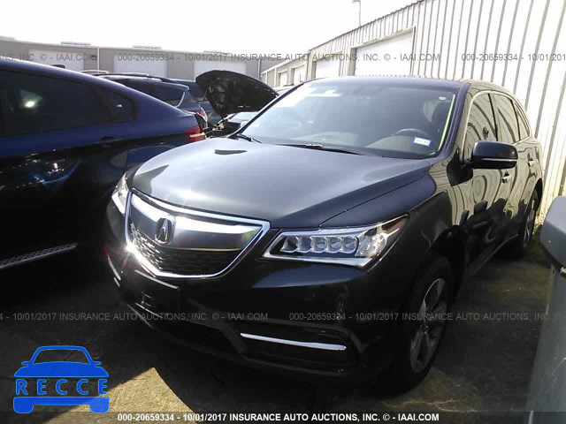 2016 Acura MDX 5FRYD3H25GB016672 image 1