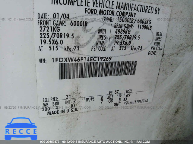 2004 Ford F450 1FDXW46P14EC19269 image 8