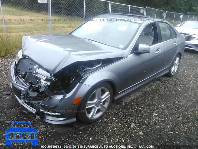 2011 Mercedes-benz C WDDGF8BB1BR186677 image 1