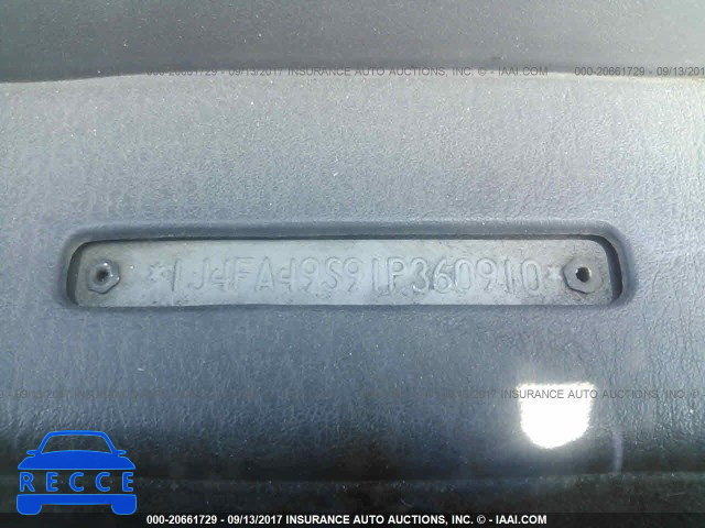 2001 Jeep Wrangler / Tj SPORT 1J4FA49S91P360910 image 8