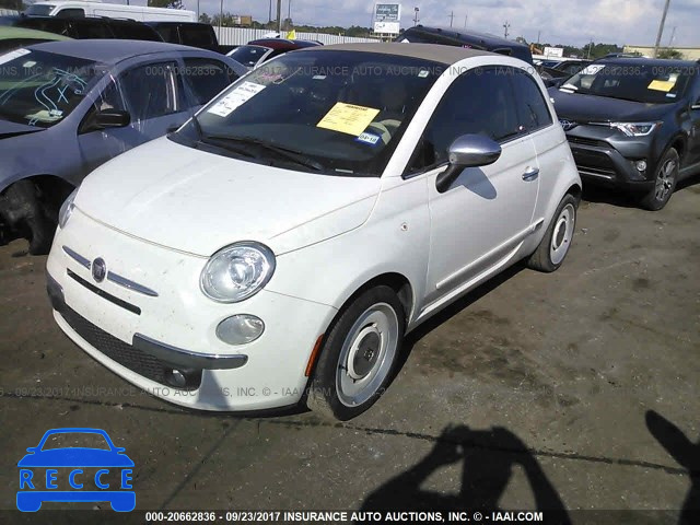 2015 Fiat 500 LOUNGE 3C3CFFER1FT504563 image 1