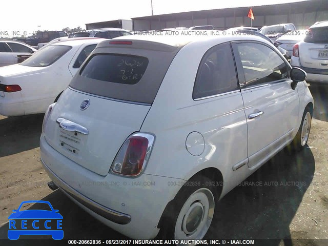 2015 Fiat 500 LOUNGE 3C3CFFER1FT504563 image 3