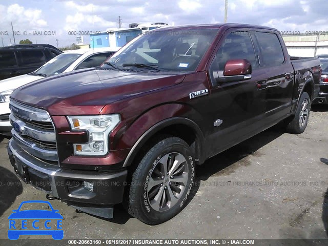 2017 FORD F150 SUPERCREW 1FTEW1EF9HFA09425 image 1