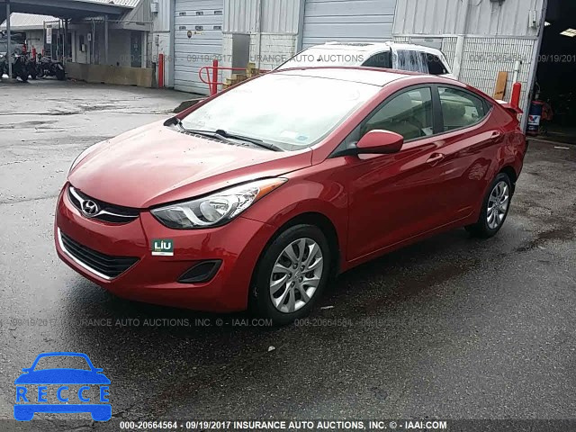 2013 HYUNDAI ELANTRA KMHDH4AE1DU593471 зображення 1