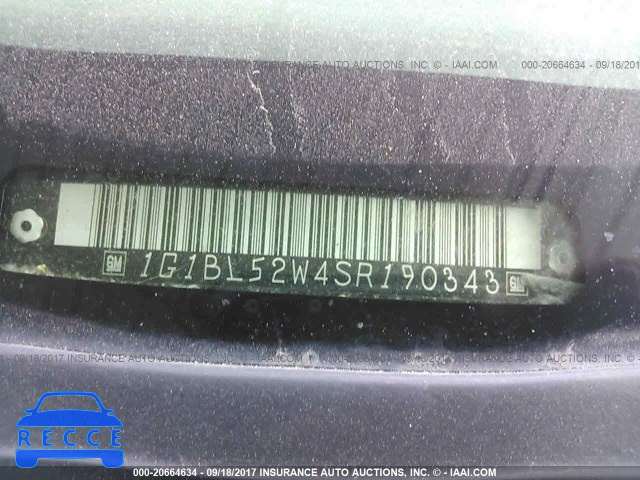 1995 Chevrolet Caprice CLASSIC 1G1BL52W4SR190343 image 8