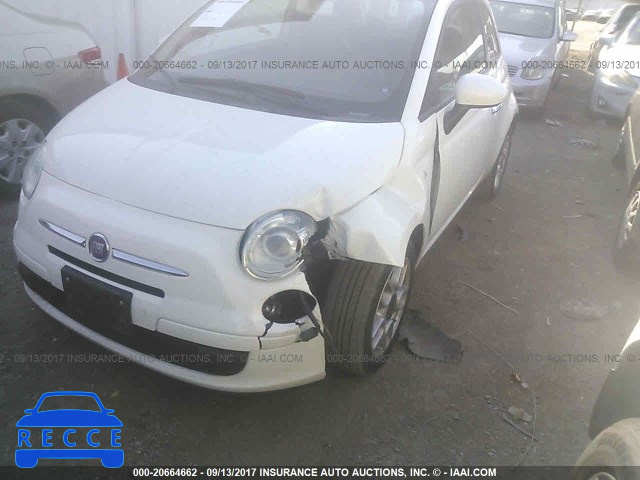 2012 Fiat 500 3C3CFFAR6CT124779 Bild 1