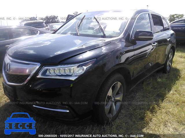 2014 Acura MDX 5FRYD3H23EB015646 зображення 5