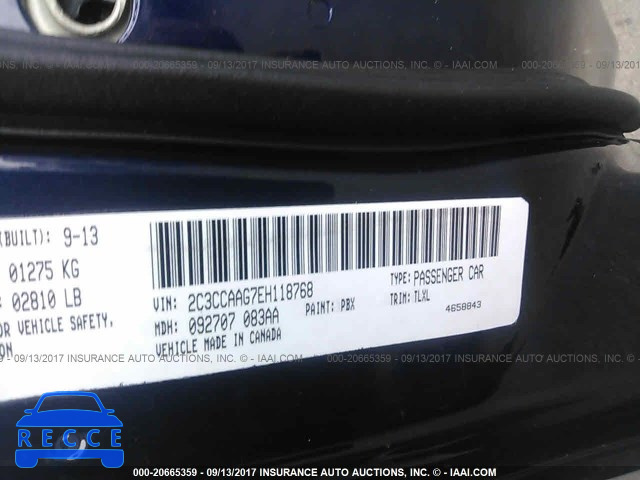 2014 Chrysler 300 2C3CCAAG7EH118768 image 8