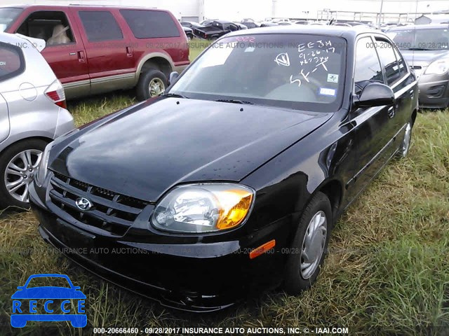 2003 Hyundai Accent GL KMHCG45C43U427340 image 1