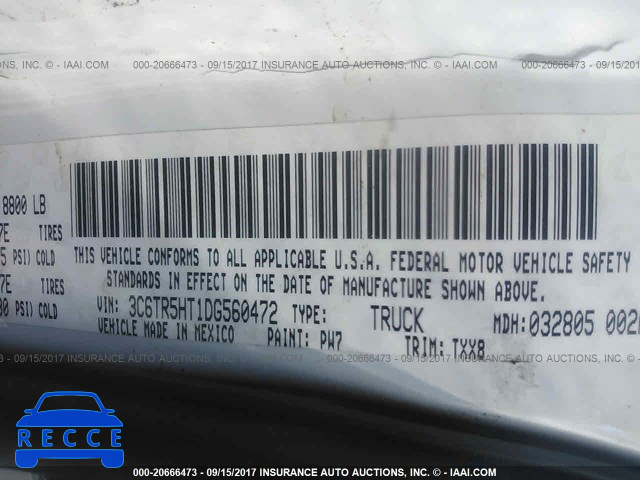 2013 RAM 2500 ST 3C6TR5HT1DG560472 Bild 8