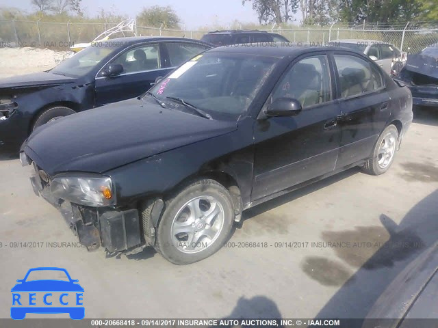 2004 HYUNDAI ELANTRA KMHDN46D34U850574 зображення 1