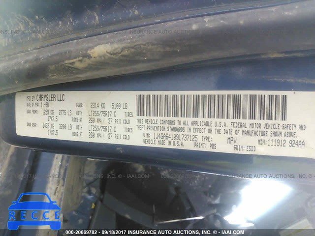 2009 Jeep Wrangler RUBICON 1J4GA64109L737125 image 8