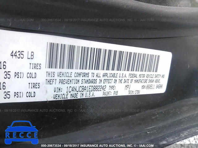 2014 Jeep Compass SPORT 1C4NJCBA1ED882242 image 8