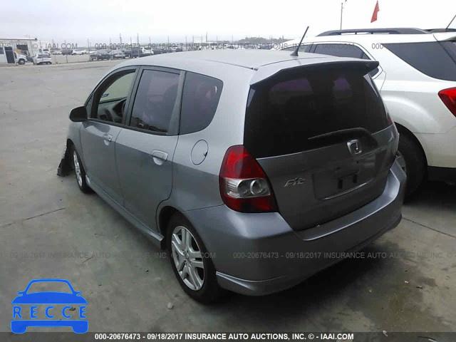 2008 Honda FIT JHMGD38628S030094 image 2