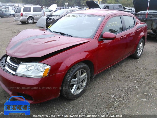 2012 Dodge Avenger 1C3CDZCB9CN196311 зображення 1