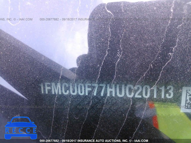 2017 FORD ESCAPE 1FMCU0F77HUC20113 image 8