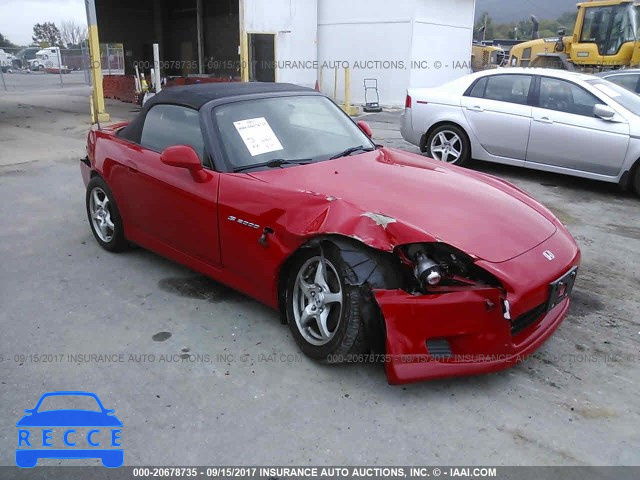 2000 Honda S2000 JHMAP1142YT001585 image 0