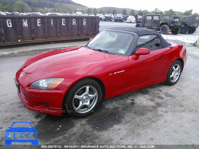 2000 Honda S2000 JHMAP1142YT001585 image 1