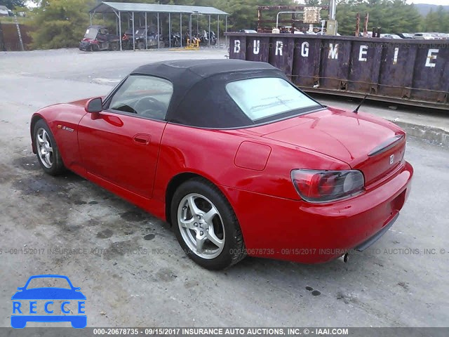 2000 Honda S2000 JHMAP1142YT001585 image 2