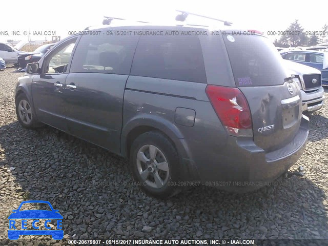 2007 Nissan Quest S/SE/SL 5N1BV28U87N103298 Bild 2