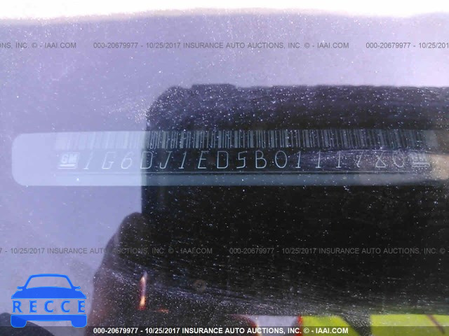 2011 Cadillac CTS PERFORMANCE COLLECTION 1G6DJ1ED5B0111780 image 8
