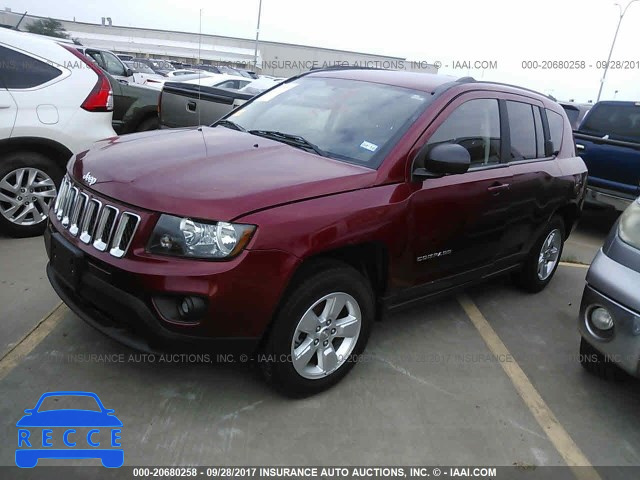 2014 Jeep Compass SPORT 1C4NJCBA4ED593761 image 1