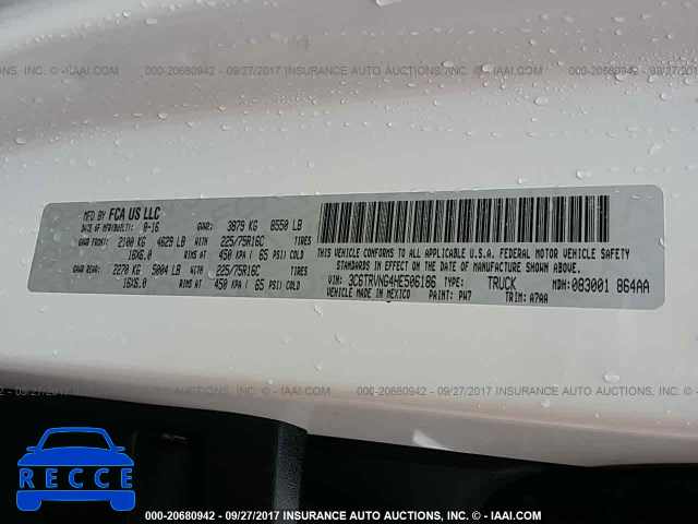 2017 RAM PROMASTER 1500 3C6TRVNG4HE506186 image 8