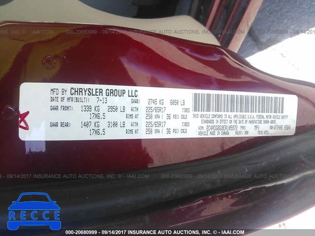 2014 Dodge Grand Caravan SE 2C4RDGBG9ER105972 image 8