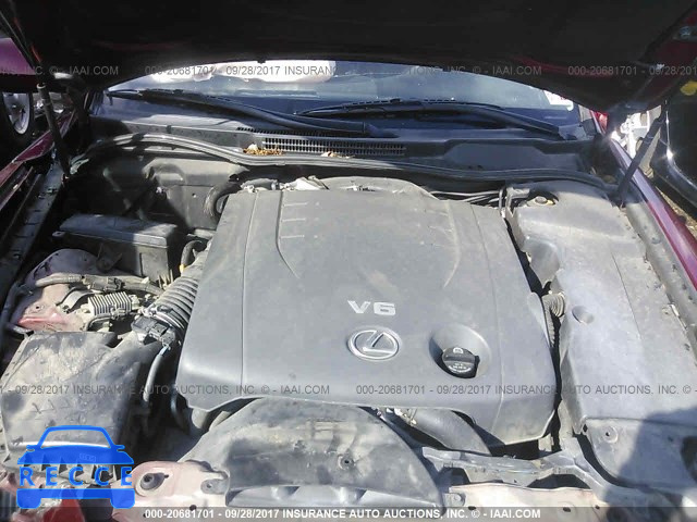 2007 Lexus IS 250 JTHBK262875027353 image 9